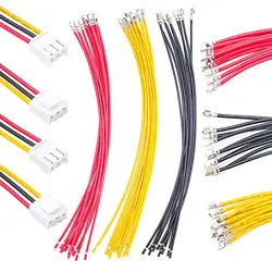 Jst VH 3.96MM 3 Pin Connector Socket Kit Total 8 Sets with 24Pcs 210MM 18AWG  Cables Wire Jst-VH 3 Pin Connector