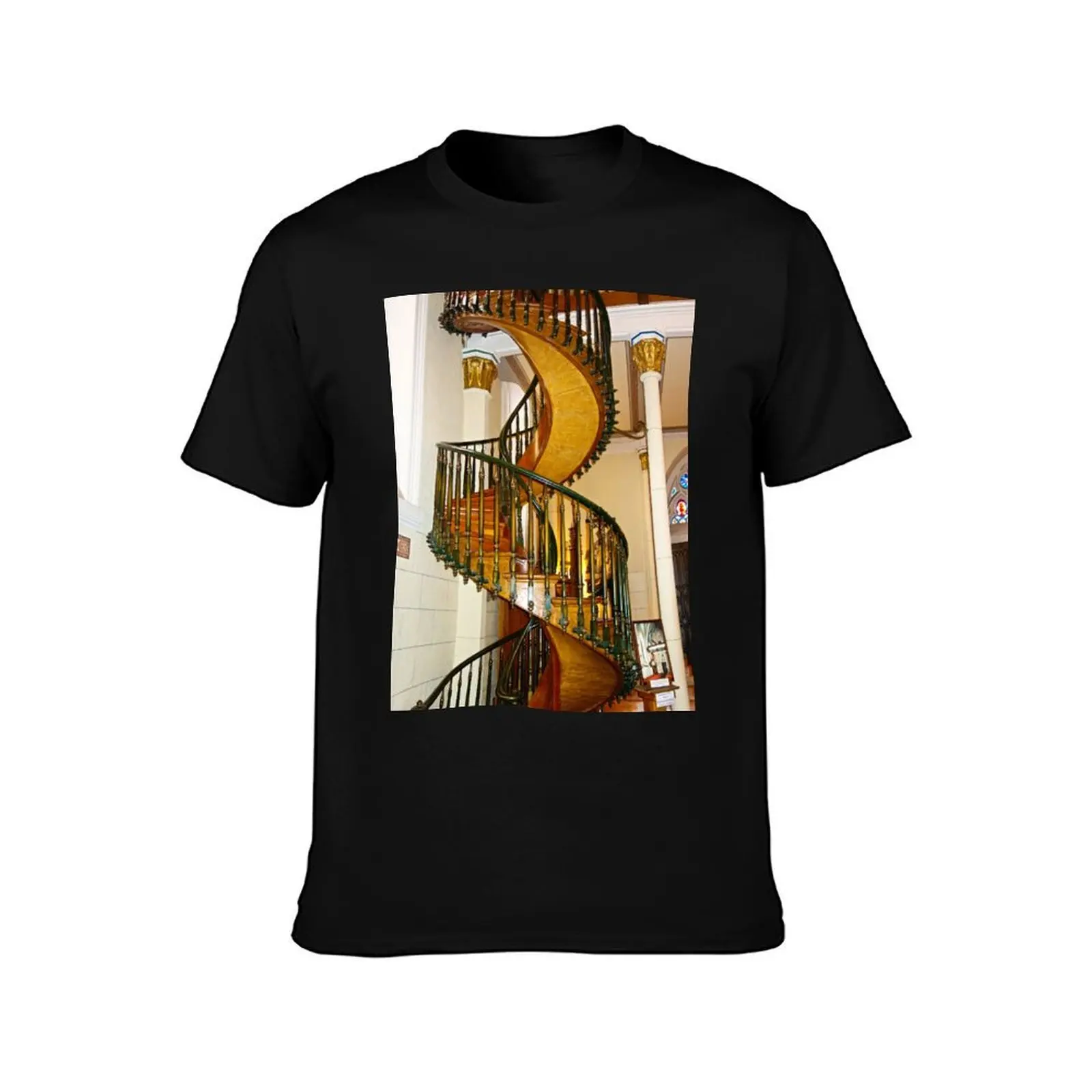 Loretto Chapel Staircase T-Shirt Lightweight Sport Basic T-Shirt
