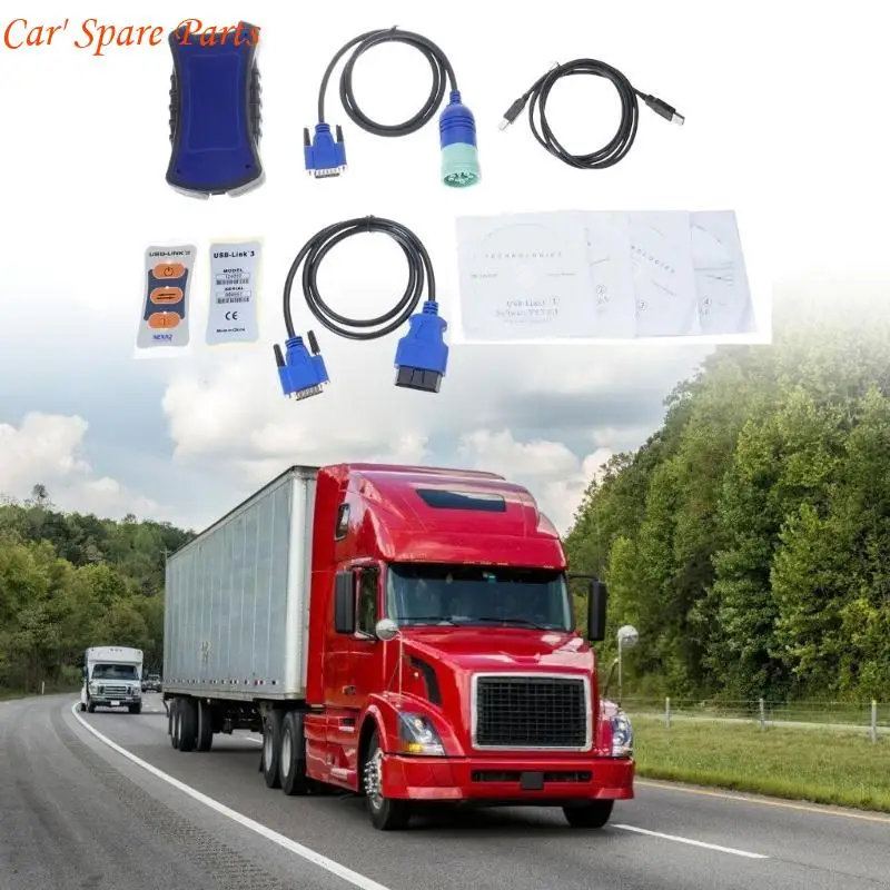 Y4UA Fault Diagnostic Detector Diagnostic System for NEXIQ USB Link 3 Truck Diagnostic Tool USB Link Heavy Duty Truck Scanner