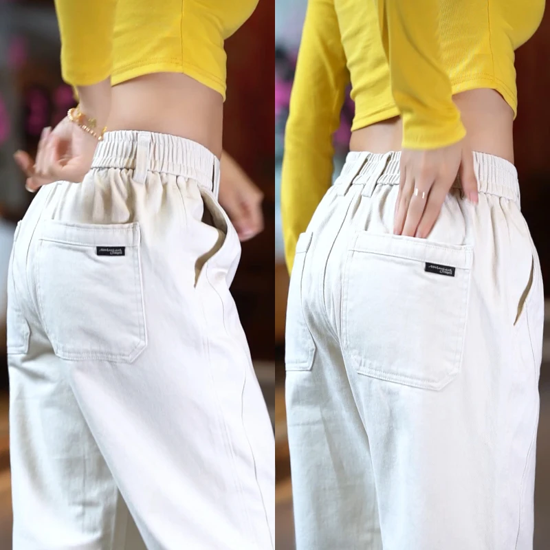 

Простые повседневные мужские брюки прямого кроя, осенне-зимние, модные, с фактурным дизайном, свободного кроя, хлопковые джинсы, городская молодежная одежда