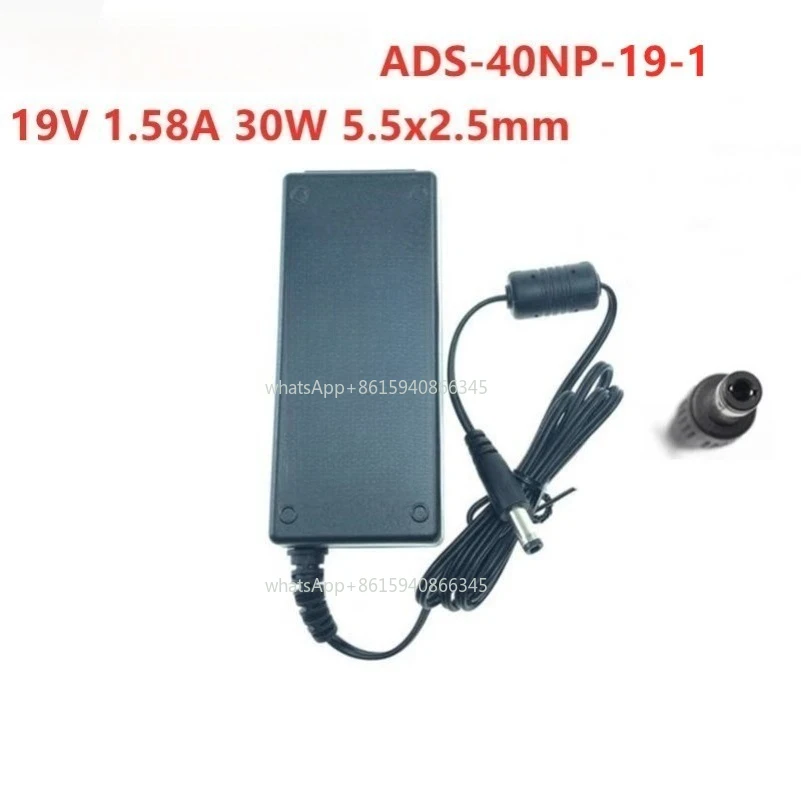 19V 1.58A AC DC Adapter ADS-40NP-19-1 19030E 30W 23ER DISPLAY 22EP 24F MONITOR Power Supply DC 5.5*2.5mm
