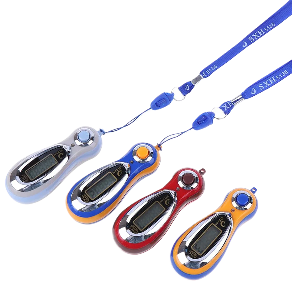 Compteur de pointage numérique électronique à écran LCD, compteur de doigt électronique avec batterie MP3, compteur manuel avec lanière, document aléatoire