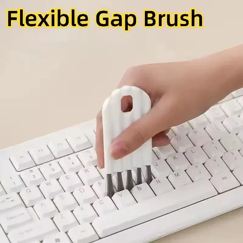 Duster Keyboard Soft Brush Bendable Multifunctional Computer Cleaning Brush Soft Tiny Keyboard Cleaner Computer Cleaning Tools