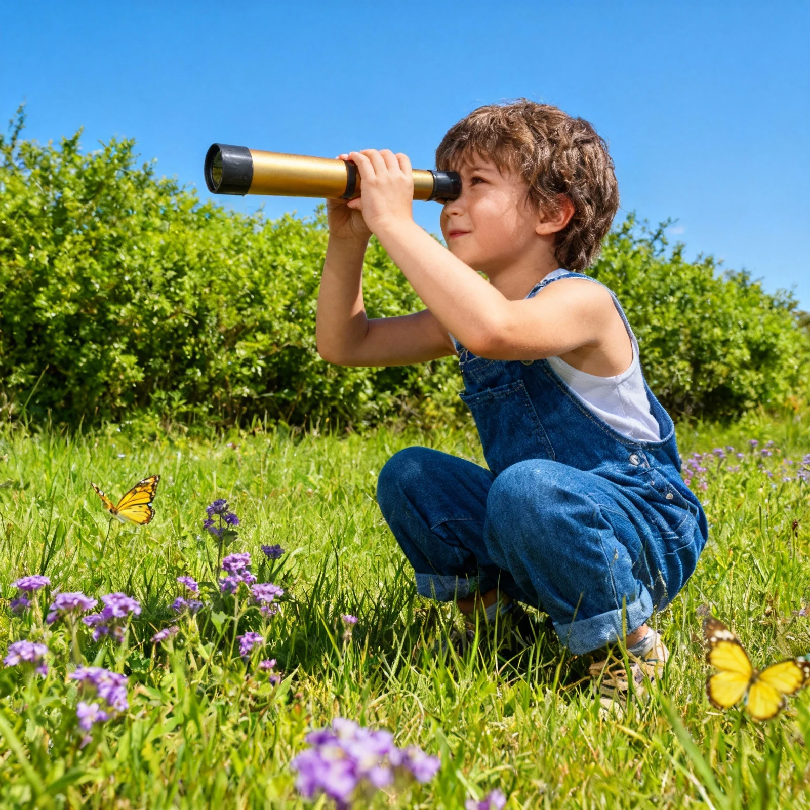 

Retractable Telescope For Kids Premium Material Magnifying Science Experiment Gift Plastic Telescope Students Children Outdoor