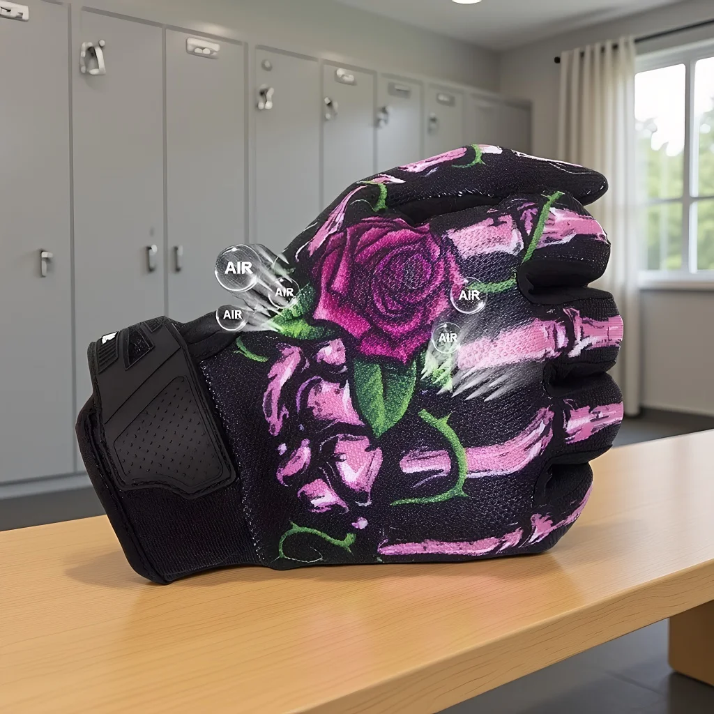 

Full Finger Cycling Gloves - Touch Screen Motorcycle Ghost Claw Joker Skull Gloves for Mountain Bike Riding