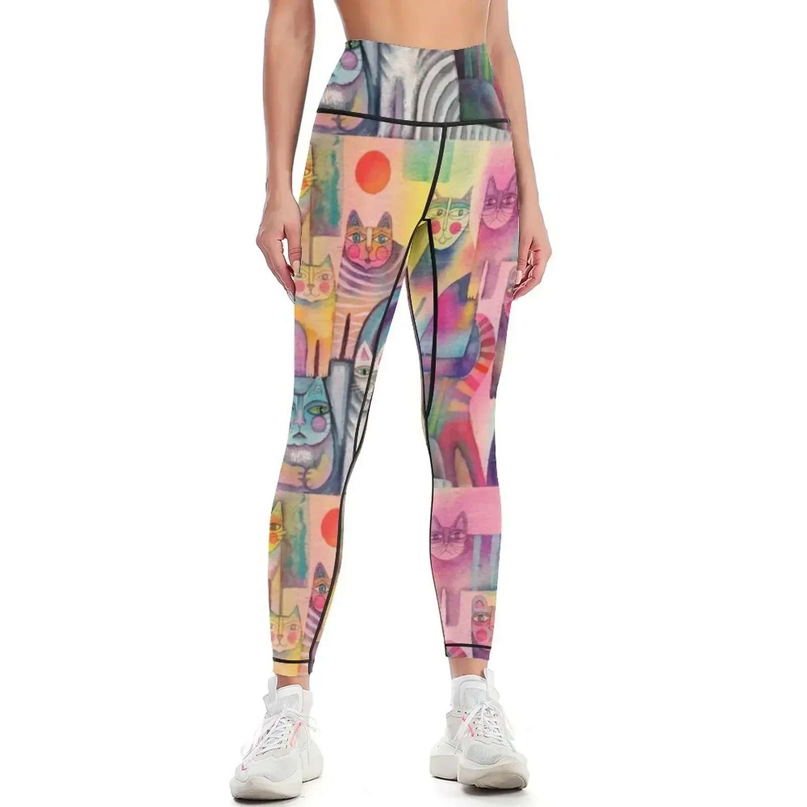 

Cats galore Leggings Fitness's gym clothes Sports female Women's sports pants Women's sports Womens Leggings