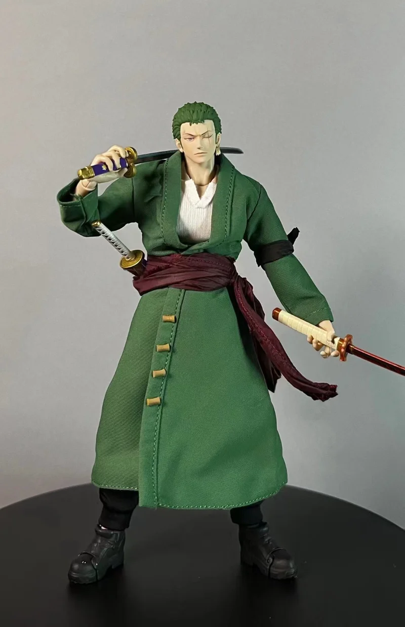 

1/12 Scale Green Coat,pants,accessory Model for 6'' (no Figure)