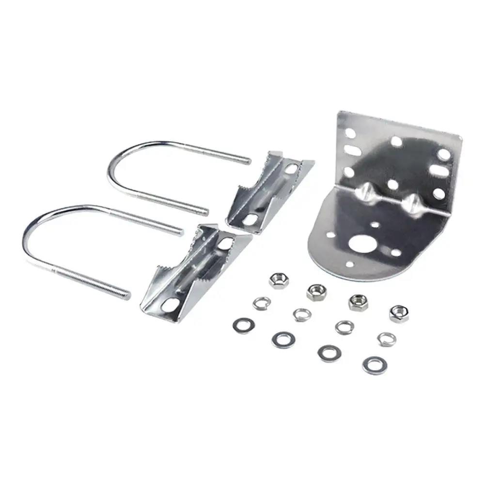 Mast Mounting U-bolt Clamp Kit For Ham UHF VHF CB Cellular Trucker Antennas Mount Bracket