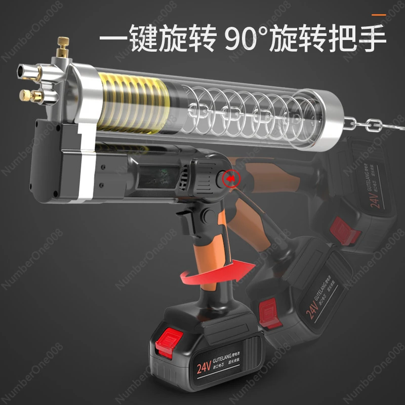 Jindao Electric Grease Gun Lithium Battery Automatic High Voltage 24v Rechargeable Portable Wireless Excavator