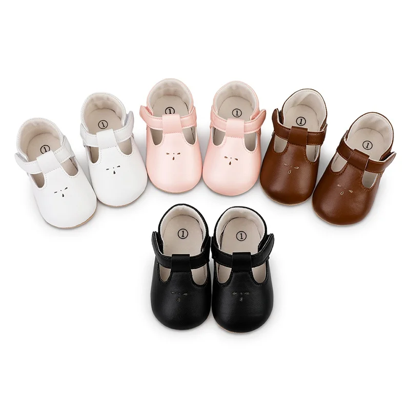 Baby Summer Sandal Girls Non-slip Rubber Soles Lovely Princess Shoes Breathable Leather Walking Shoes Elegant Leisure Baby Shoes