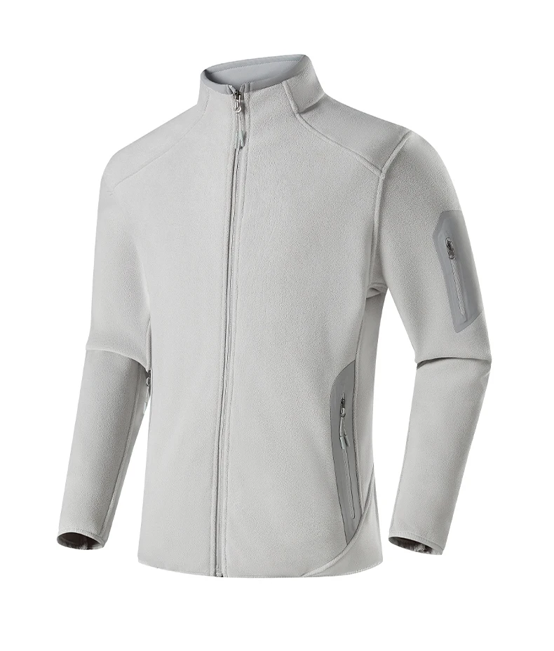 JNLN Herren Damen Winter Fleecejacke Outdoor Winddichte Thermojacke Unisex Wander-, Camping-, Kletter- und Sportjacke – Detail 18