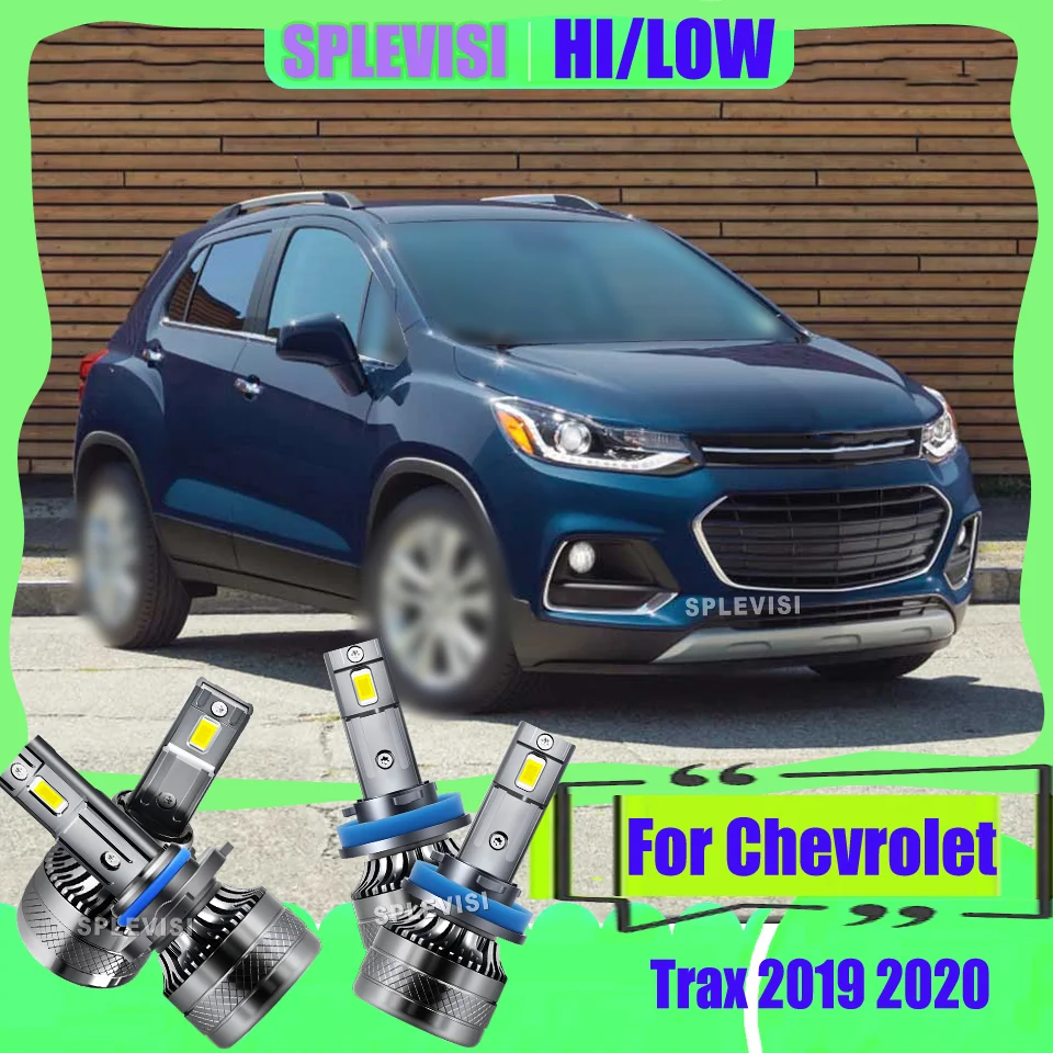 

Plug &Play durable and reliable 12V 200W LED Headlight Bulbs Auto Front Headlamps 6000K CSP Chips For Chevrolet Trax 2019 2020