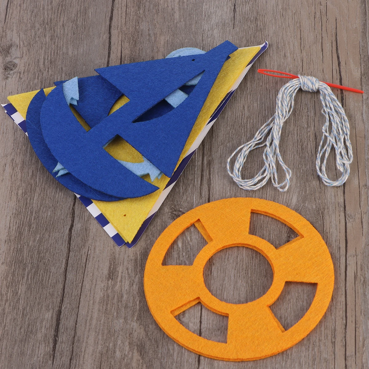 

3.4 Meters Birthday Party Decor Bunting Garland Mediterranean Anchor Sailing Boat Pennants Non Woven Fabric Wall