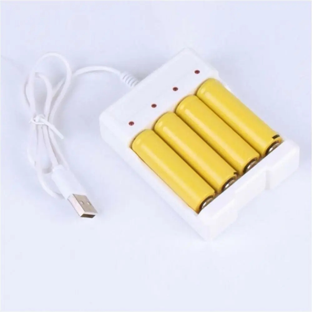 Independent Rechargeable 4 Slot USB Battery Charger AA / AAA  Battery Charger Charging Tools Quick Charge