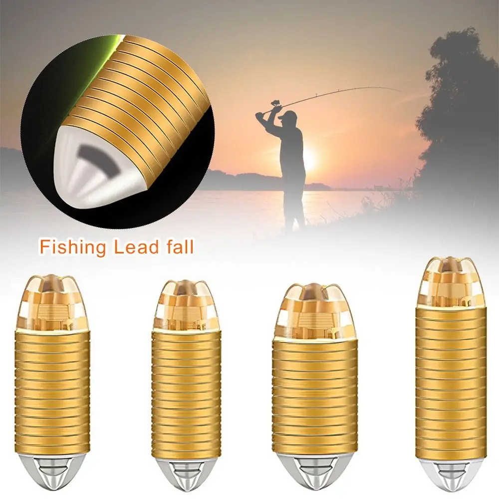 3pcs 2024 Weight Lead Sinker Alloy Weights Sinker Hook Connector Additional Weight Fishing Lead Fall Fishing Tackle