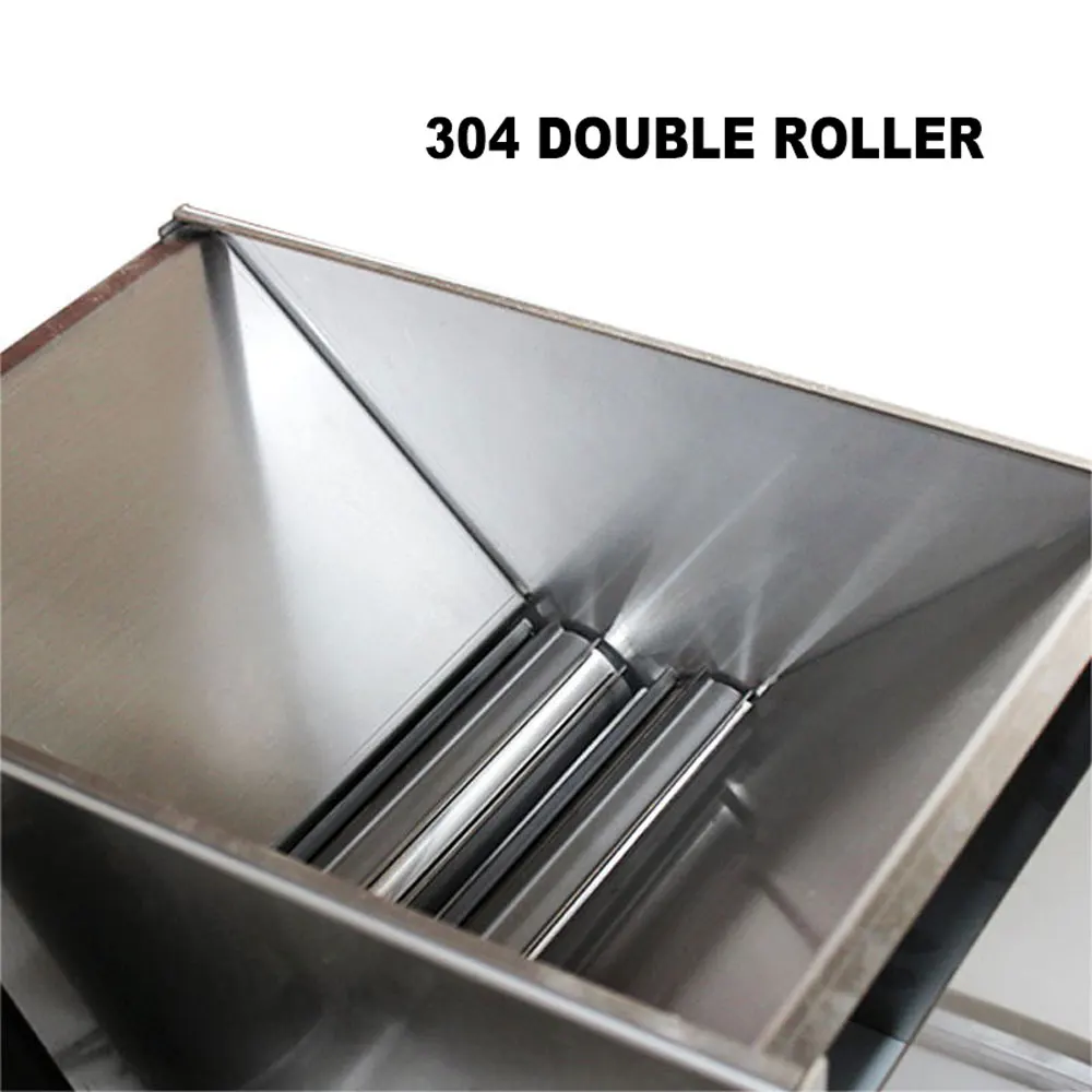 ماكينة صنع النبيذ من الفولاذ المقاوم للصدأ 304، كسارة العنب الكهربائية، معدات كسارة النبيذ اليدوية