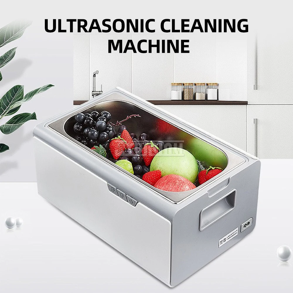 Automatic Vegetable and Fruit Washer Household Kitchen Food Ultrasonic Cleaning Machine Sebze Yıkama Makinası