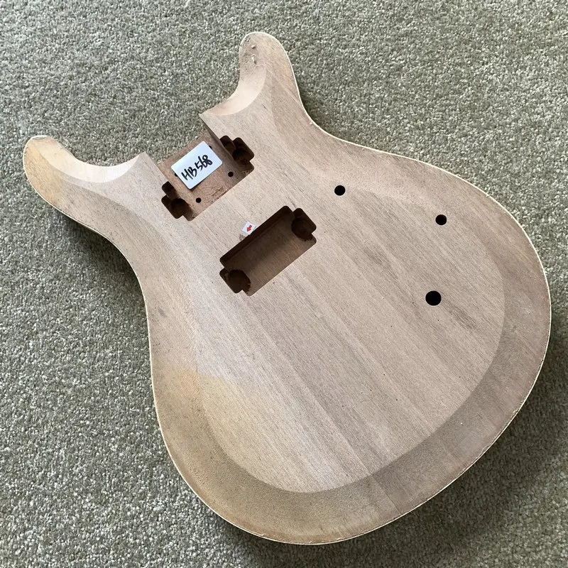 HB568  Unfinished Harleybenton HCG24  Electric Guitar Body HH Pickups Solid Redwood DIY Parts Replace Accessories