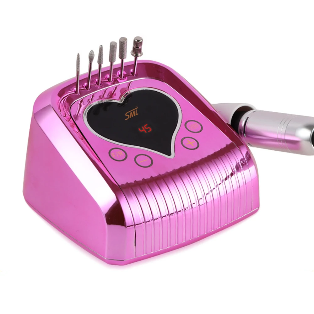 Electric Nail Drill Professional Manicure Machine With Brushless Motor Nails Sander Set Nail Salon Polisher Equipment