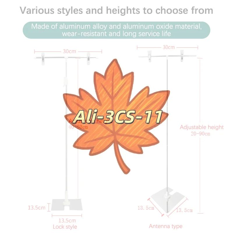 إطار عرض الملصقات من الفولاذ المقاوم للصدأ - حامل خلفية صورة تي شيرت من الدرجة التجارية لتصوير الفيديو والإعلان