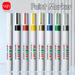 WQN-1PC Business Office Student Paint Pen, Waterproof Permanent Tire Position Marking Pen, Multi-Color, School Office Stationery