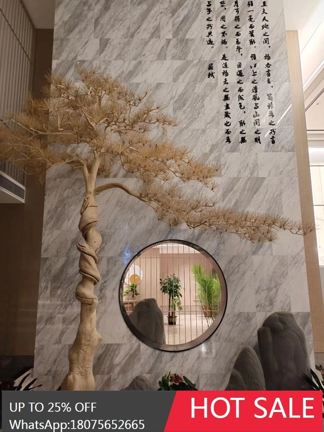SGF welcome pine simulated tree indoor landscaping fake decoration ornament Luo Hansong