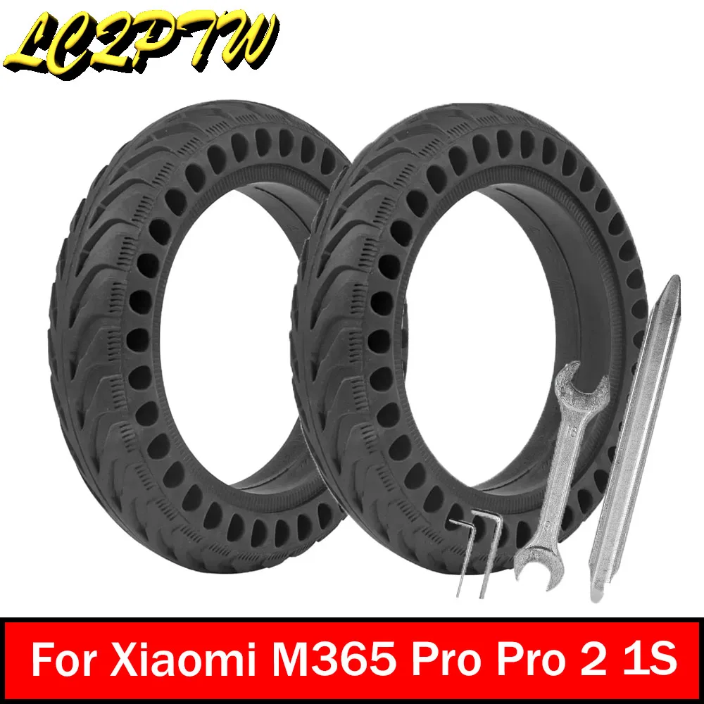 8.5X2.0 Explosion-Proof Solid Tire Non-Pneumatic Tyre For Xiaomi M365 Pro Pro 2 1S Electric Scooter Damping Rubber Tyres Parts