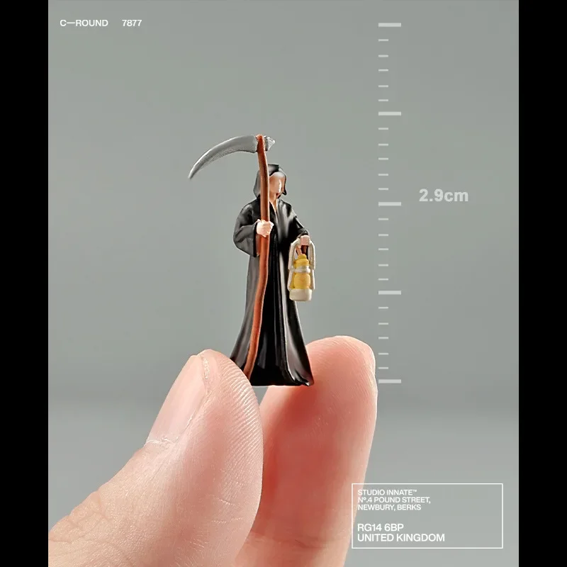 1:64 anime halloween mini boneca figura modelo em miniatura fotografia adereços modelo de cena diy mesa areia paisagismo ornamento presente