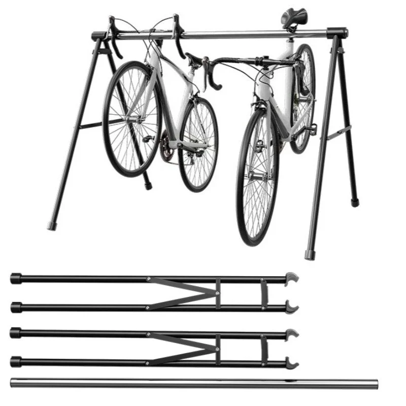 Bicycle hanging frame, vertical mountain bike display frame, indoor parking rack