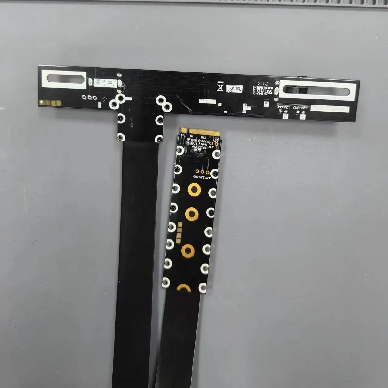 PCI-E 5.0 M.2 NGFF NVMe To X16 Key M Graphics Card Extension Riser Cable Gen5Adapter FFC High Speed Soft Low Loss SATA GPU F43SP