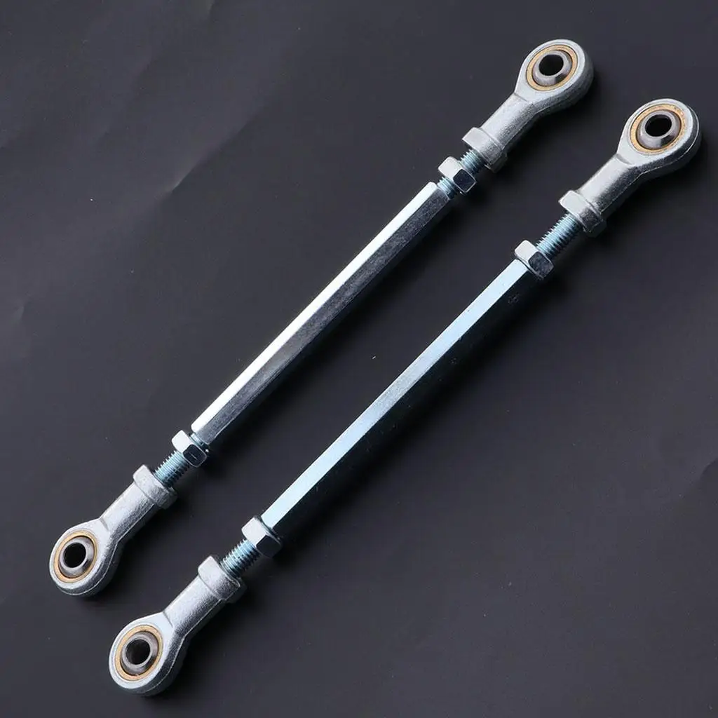 Metal Bolt Tie Rod Ball Joiner Steering Shaft Assembly 2PCS for Dirt Bike ATV