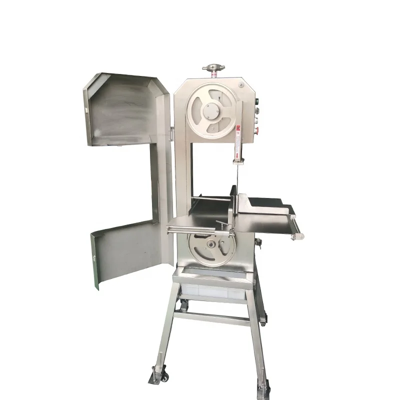 Meat Bone Band Saw Machine Cutting Thickness 4-300mm Frozen Fish Trotters Steak Cow Bone Cutting Saw Meat Bone Cutting Machine