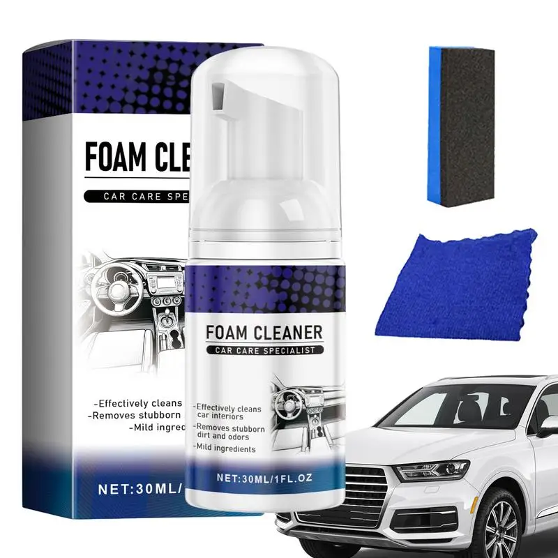 

Car Multi-Function Foam Spray Car Upholstery Fabrics Leather Rubber Foam Cleaner Stain Remover Agent Detailing Car Products