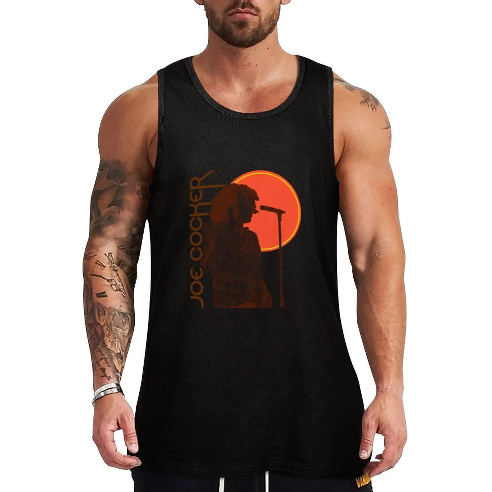 

Joe Cocker Tank Top Workout Tank Top Breathable Athletic Fitness Sleeveless