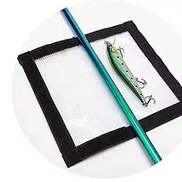 1 szt. Przezroczyste owijki ochronne na haczyki wędkarskie z PVC, trwałe etui na haczyki, przenośne akcesoria do przynęt wędkarskich