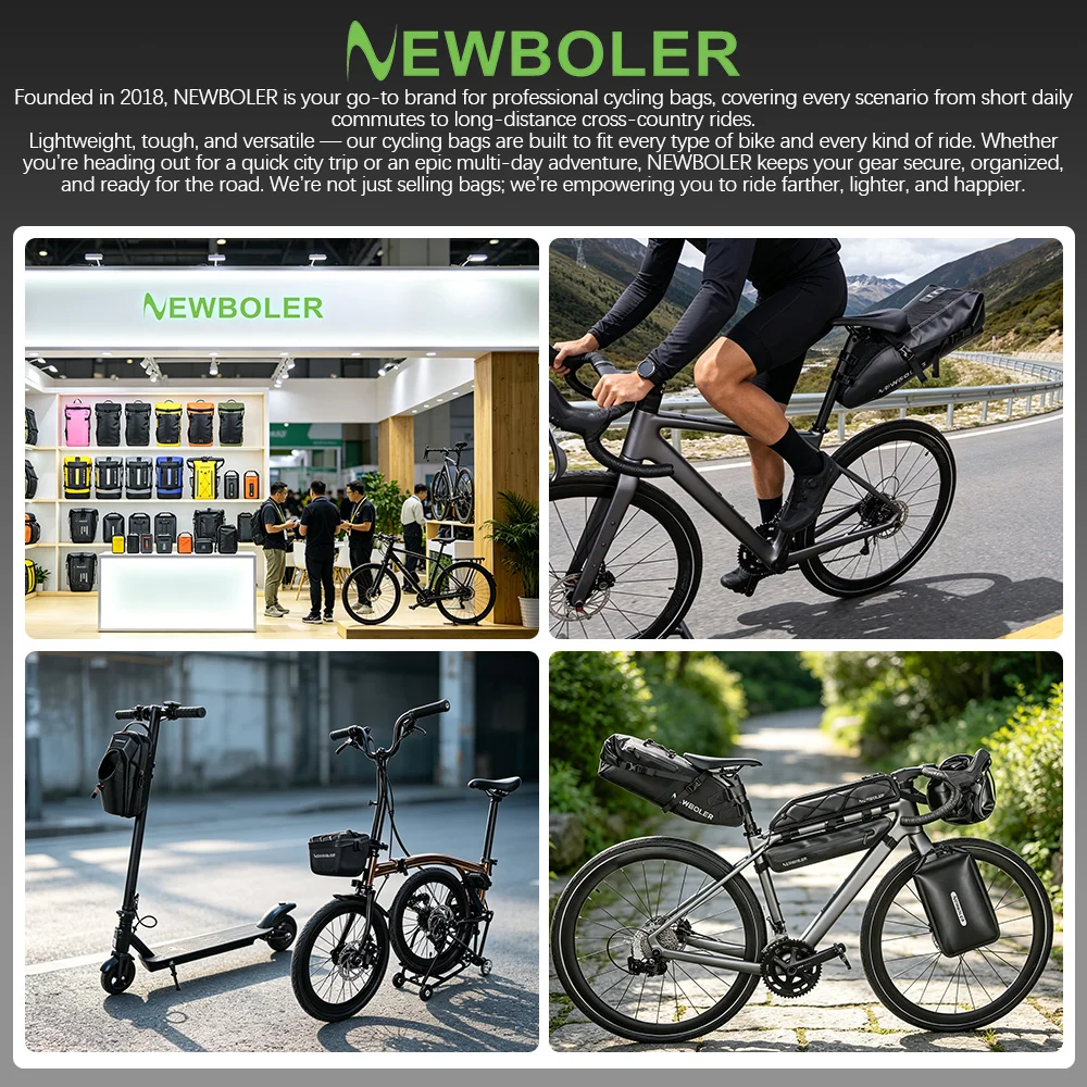 NEWBOLER Brompton Metall-Frontträger für Brompton Fahrradtasche, leichter Front-Gepäckträger, Fahrradzubehör – Detail 1