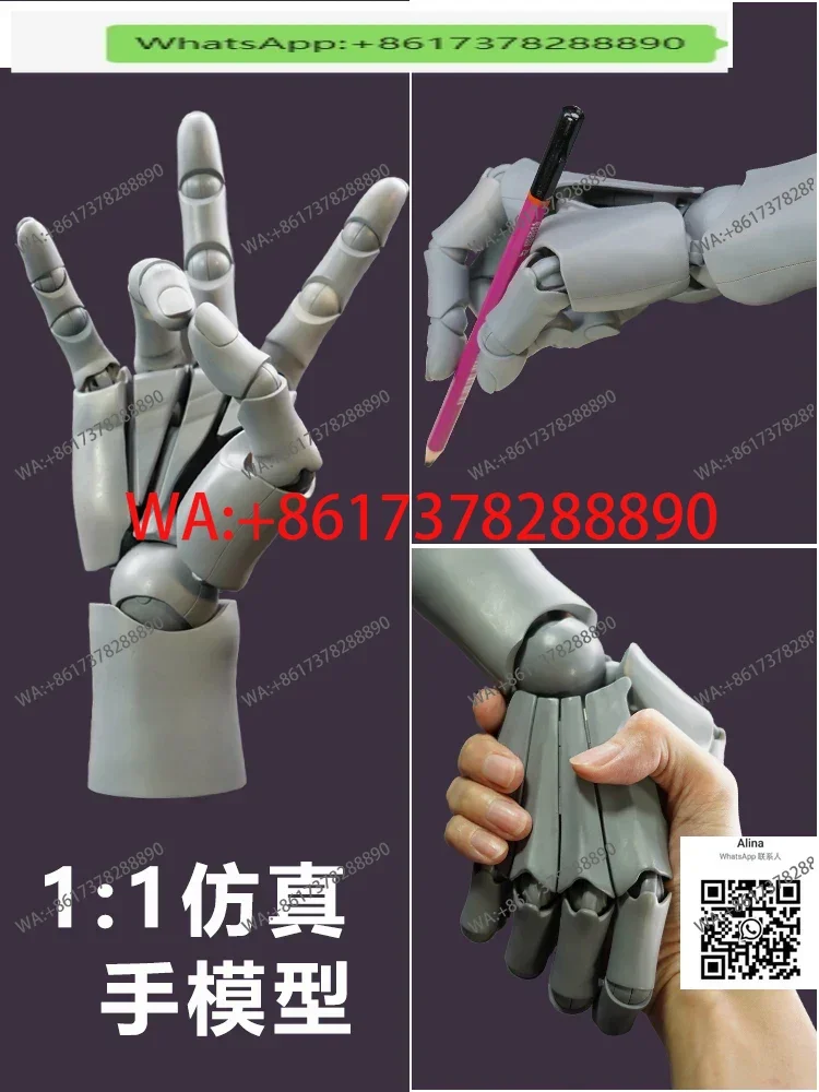 

Bionic Hand Model Super Articulating Finger Joints Anime Painting Sketch Art 25cm