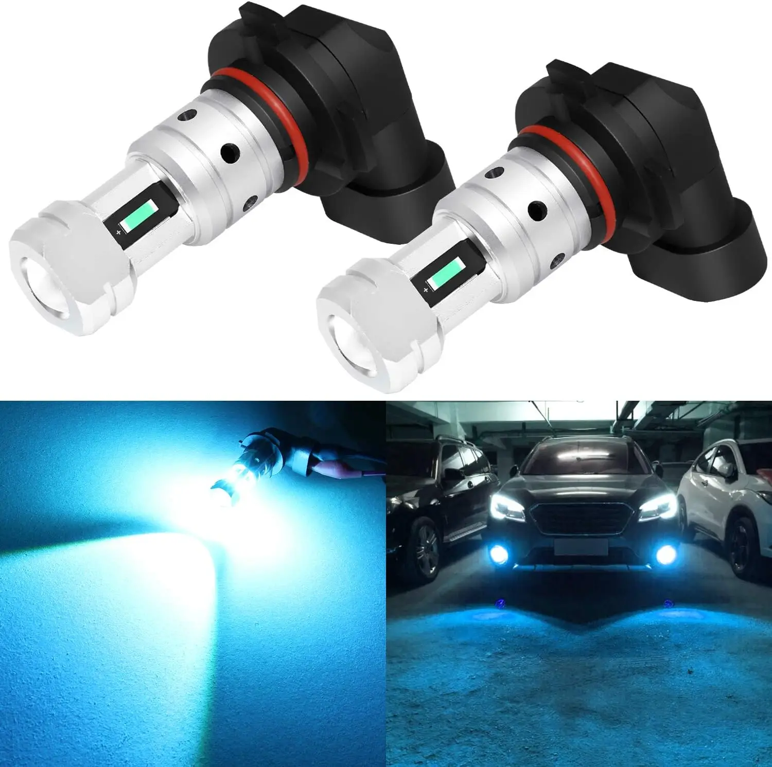 

Суперяркие светодиодные противотуманные фары 3800 люмен, 8000K, без полярности, комплект из 2 штук для замены в автомобилях и грузовиках