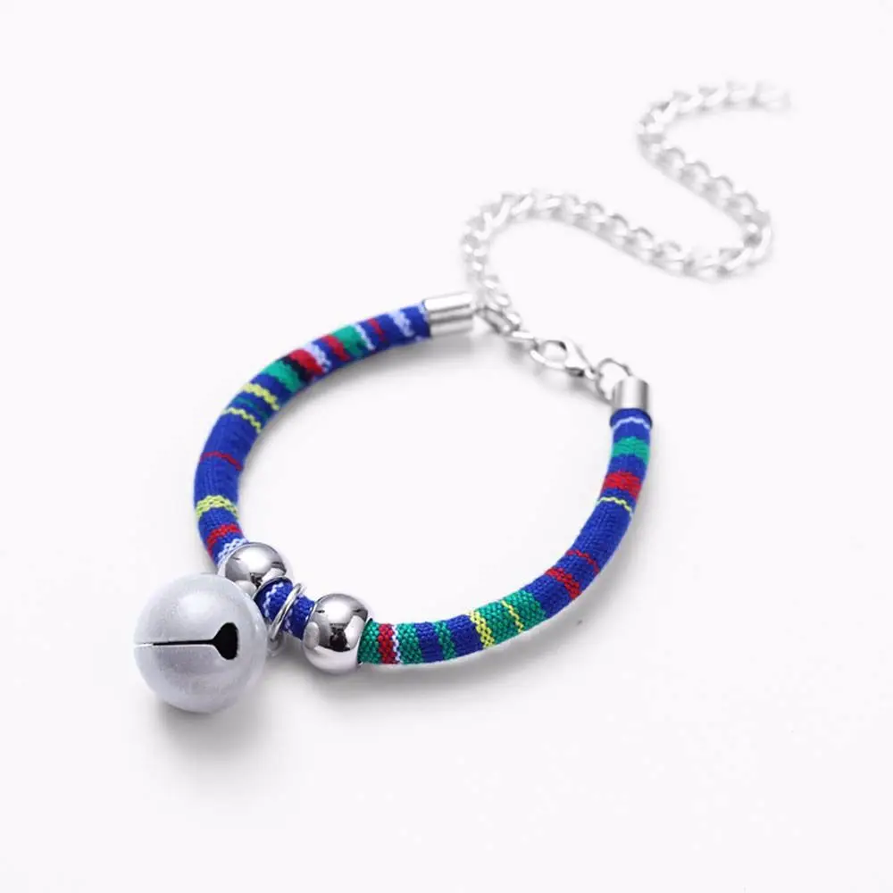 Fashion For Puppy Kitten With Bell Extension Chain Adjustable Pet Supplies Pet Collar Cat Necklace Grooming Accessories