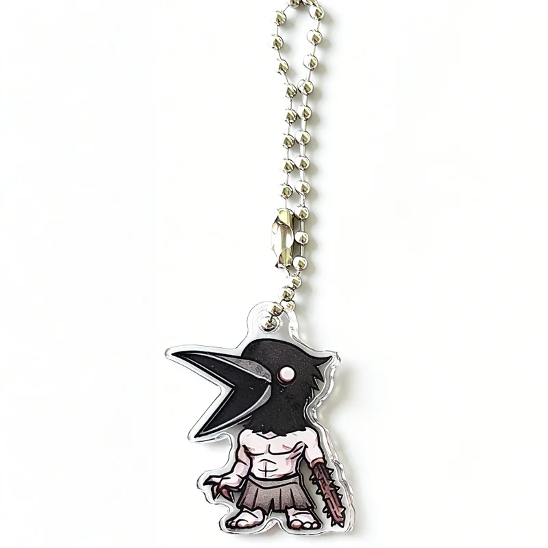 Fear and Hunger Acrylic Keychain Set Silly Chibi Enemies Charms Prehevil RPG Horror Game Merch Bag Pendant Ornament Gift forFans view 4