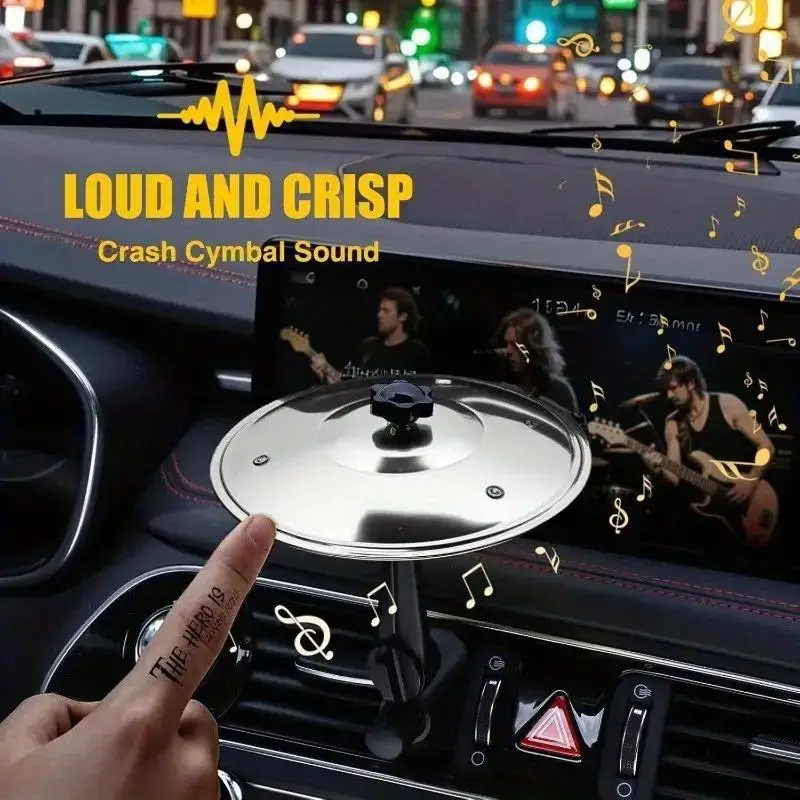 Car Air Outlet Tapping Cymbal 360° Adjustment Car Decoration Vocal Ornament Air Outlets Suitable For Various Models