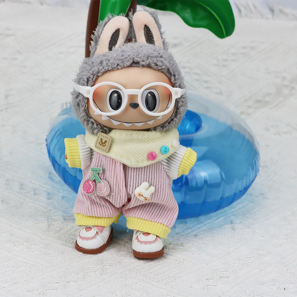 

Модная модная одежда для кукол Labubu 17 см, милые украшения, мини-одежда, сменные аксессуары «сделай сам»