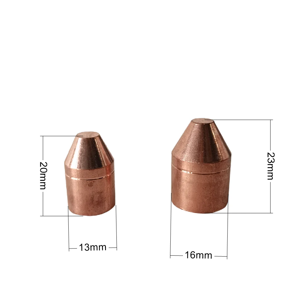 Spot welder electrode head Alumina copper electrode cap 13*20Chrome zirconium copper electrode cap