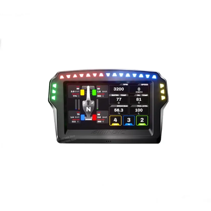 Simagic MagicDash 4 Racing Simulator 4 Inch Magnetic Touchscreen Game Dashboard MagDock Magnetic Bracket Base For Alpha Base