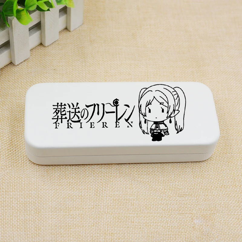 Anime Sousou No Frieren Beyond Journey's End Fern Stark Spectacle Cases Cosplay Square Glasses Box Storage Pencil Case Xmas Gift