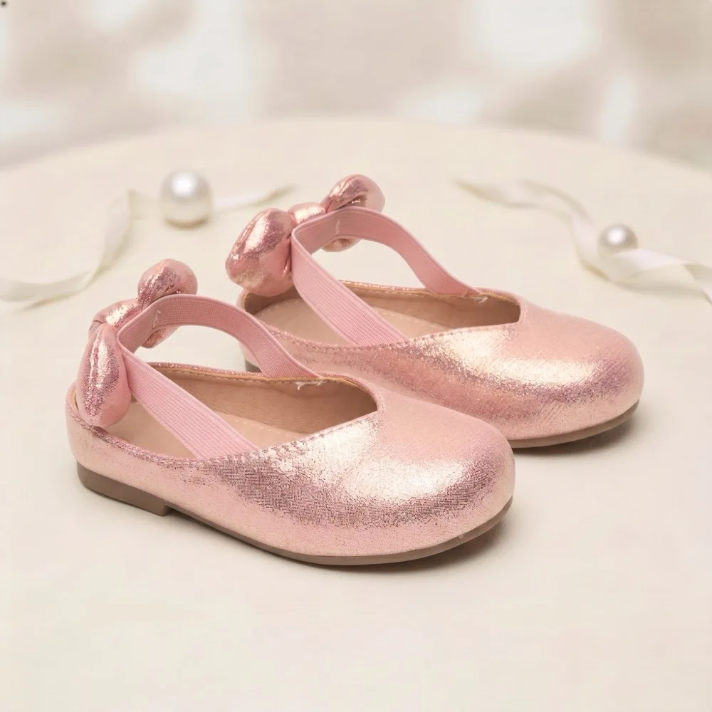 Kids'Casual Shoes Sandals Fashion Solid Color PU Leather Summer Shoes For Children Anti-slip White Pink Shoes Size 18-31