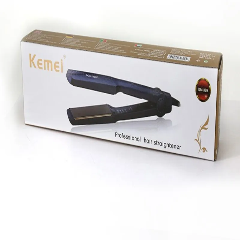 Kemei Professional Hair Straightener Styling Tools Hair Iron Curling Pranchas Chapinha Ionic Flat Iron Straightening Irons