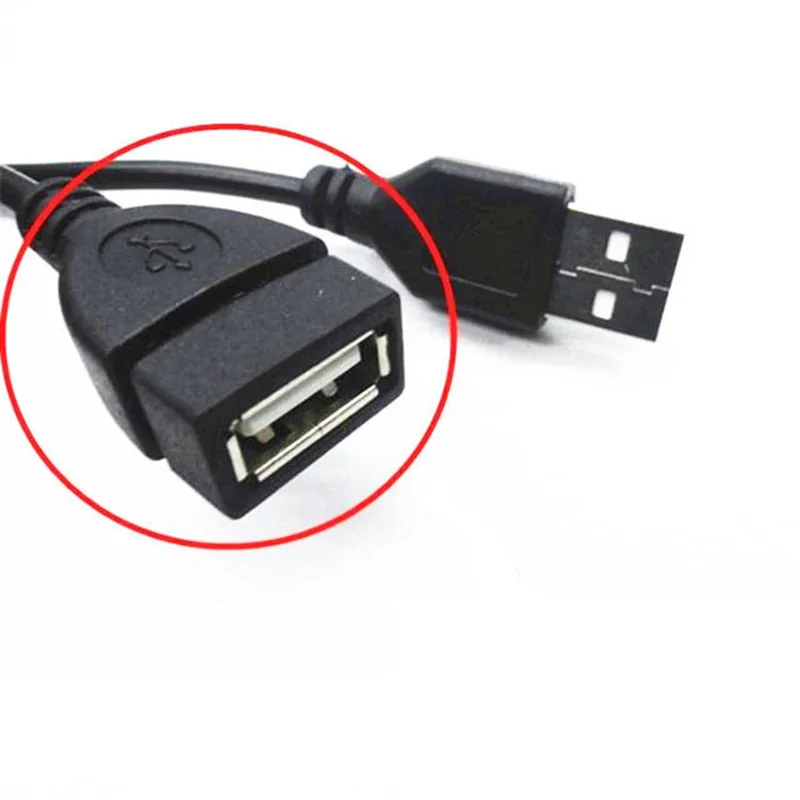 1m przedłużacz USB Super prędkość kabel USB 2.0 męski na żeński synchronizacja danych USB 2.0 Extender kabel przedłużający