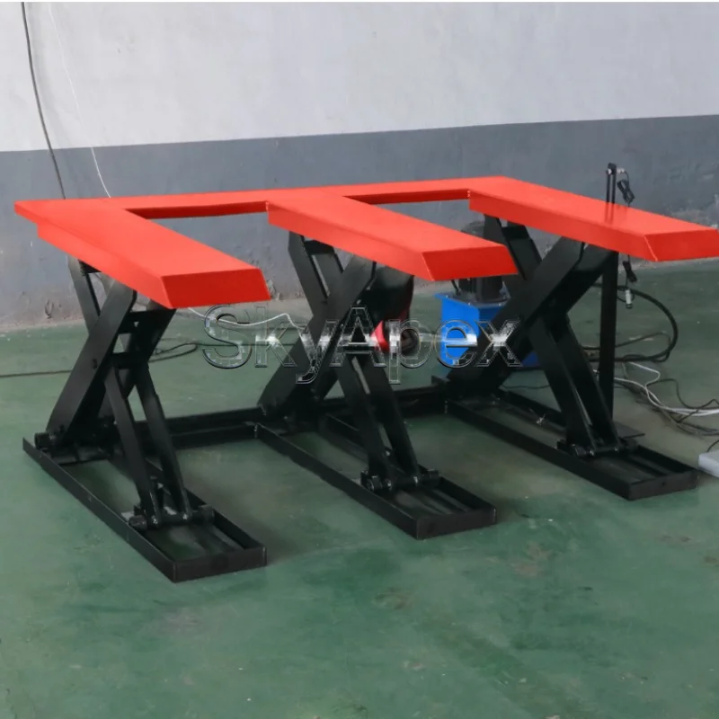 E‑Type Lifting Table With Photoelectric Sensor Foot Operated Elevator Automatic Lifting Feeding Machine