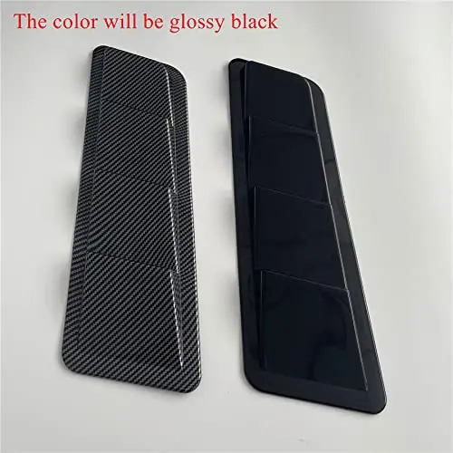 

Глянцевый черный автомобильный совок, вентиляционный капот, декор, накладка, накладка на кузов, накладка